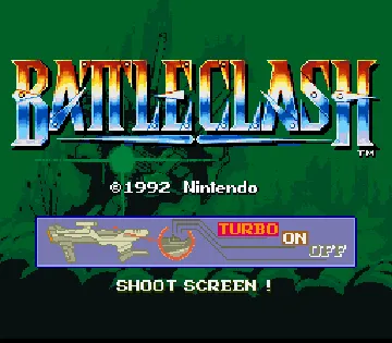 Battle Clash (USA) screen shot title